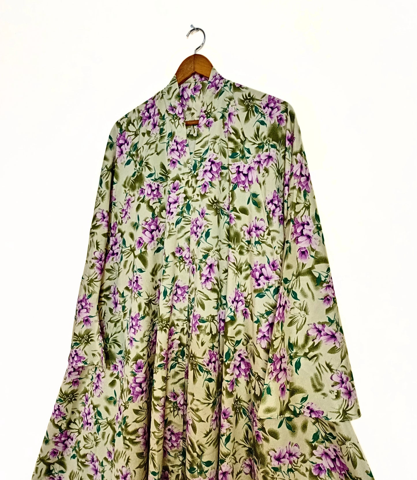 Jasmine Meadow Front Open Long Flair Abaya