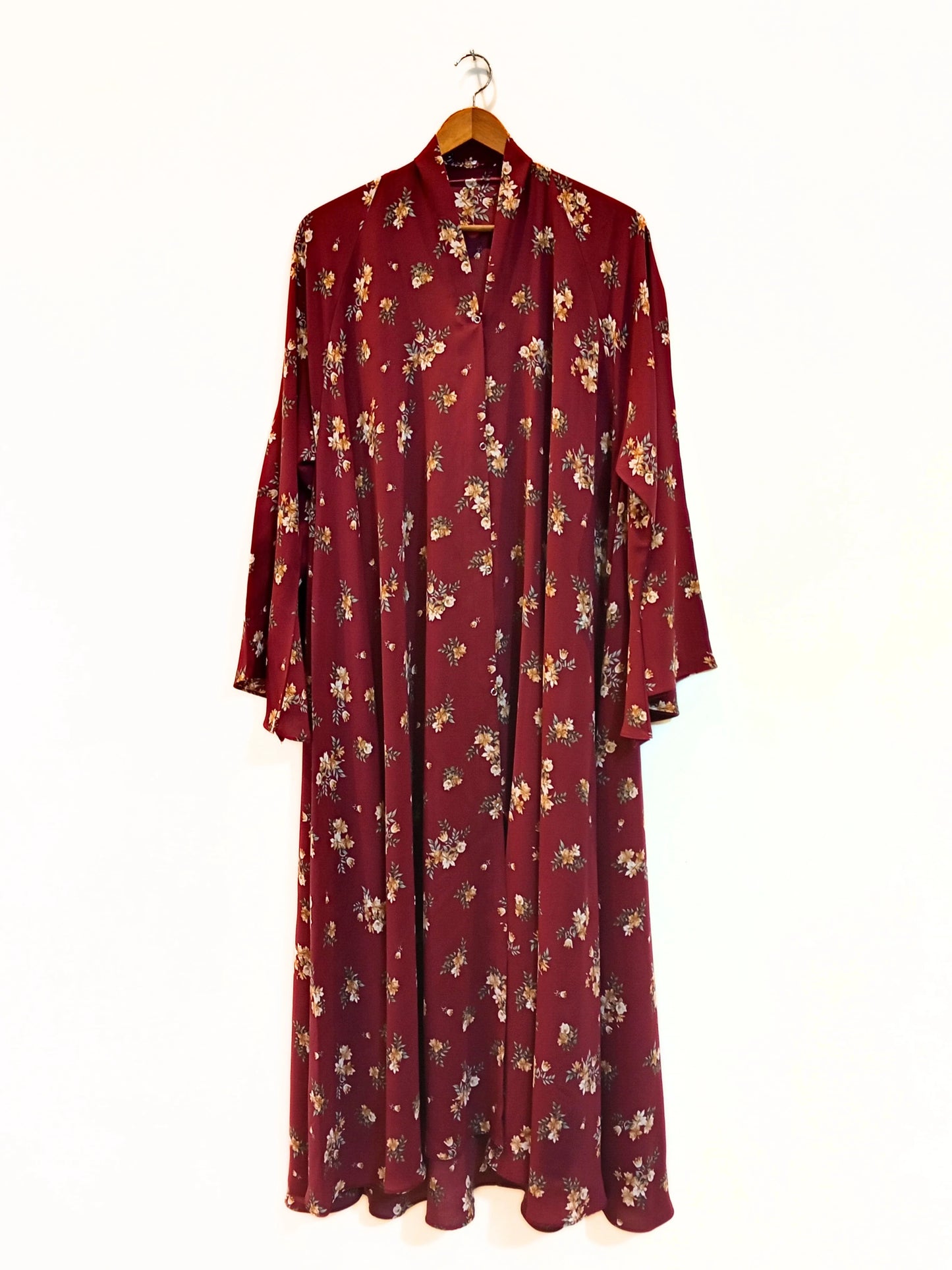 Ruby Meadow Front Open Long Flair Abaya