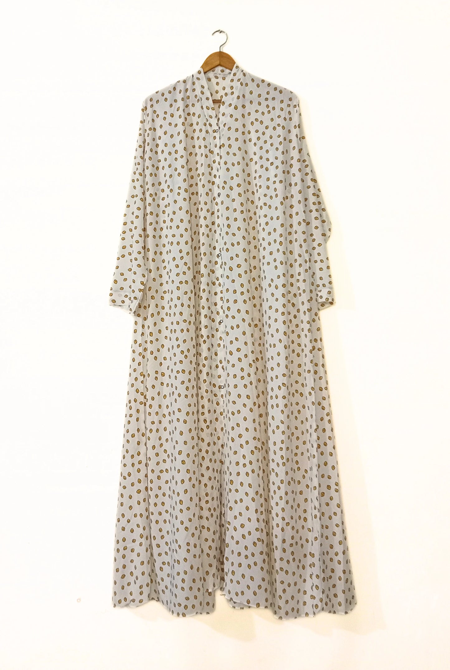 Honey Petals Front Open Abaya