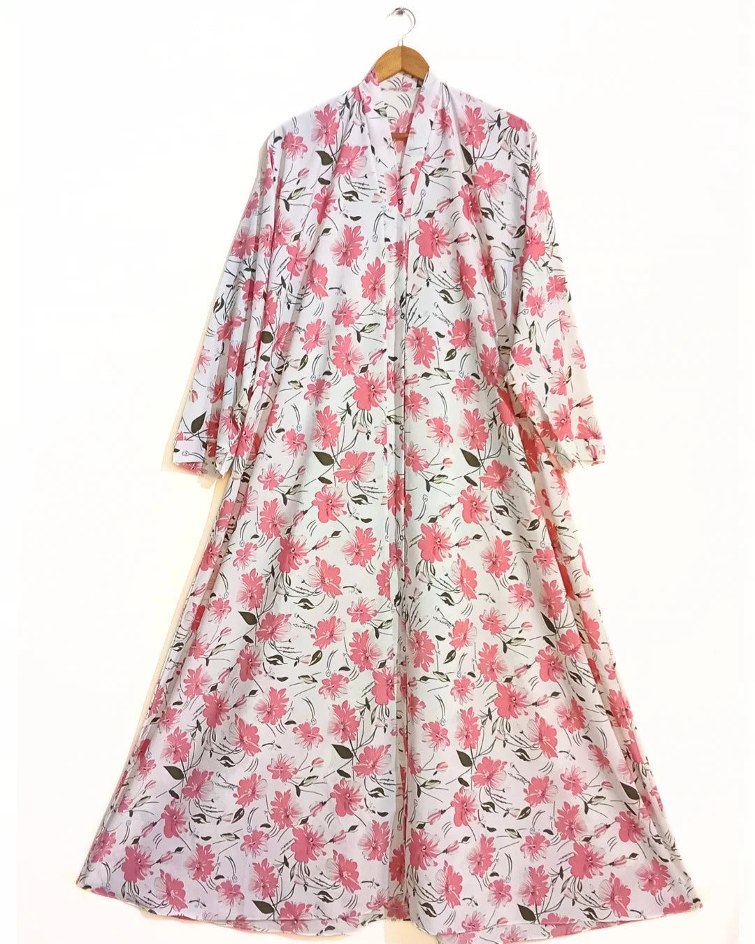 Cherry Whisper Front Open Abaya