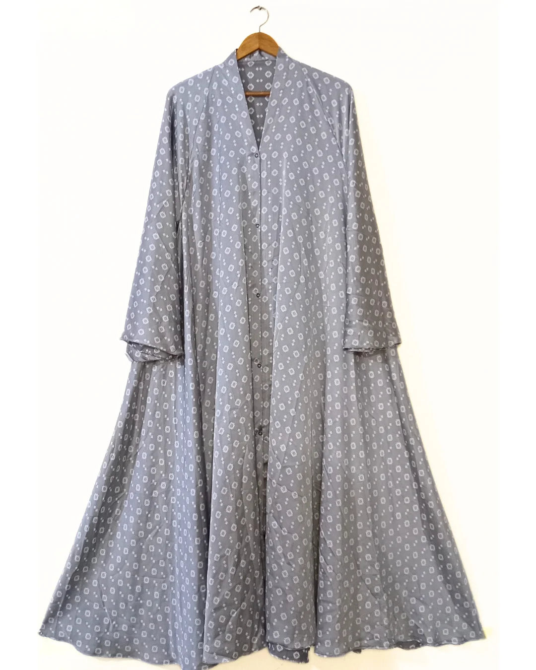 Cloudstone Front Open Long Flair Abaya