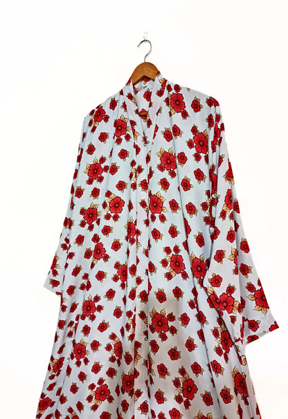 Ruby Charm Front Open Abaya