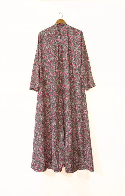 Rosewood Front Open Abaya