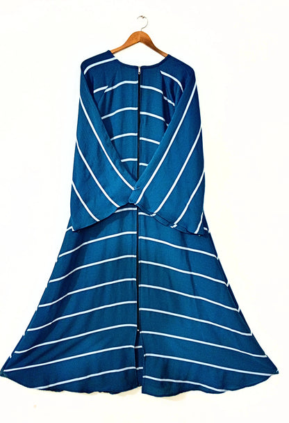 Blue Zoom Nidha Full Zip Abaya