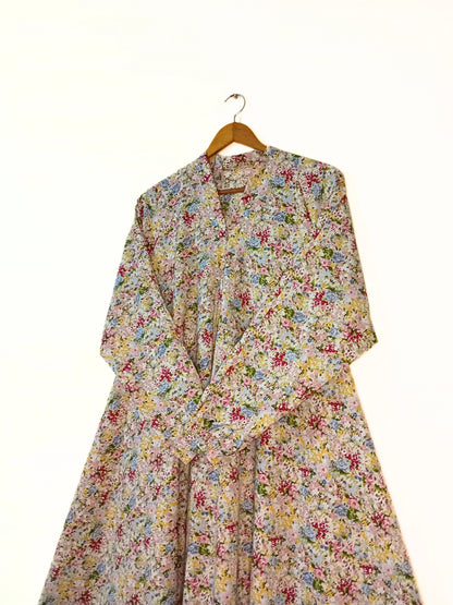 Blossom Breeze Front Open long Flair Abaya
