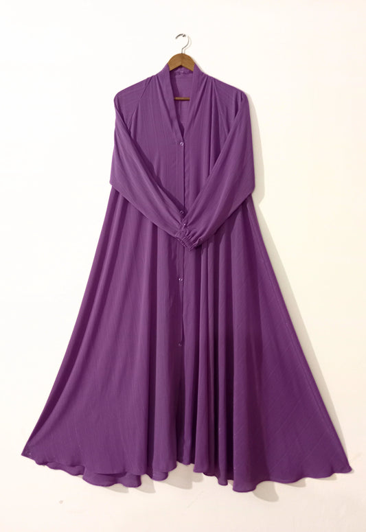 Purple Lilac Zarri Abaya