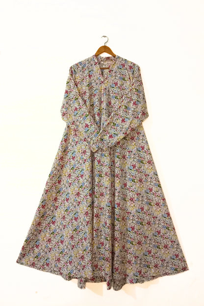 Blossom Breeze Front Open long Flair Abaya