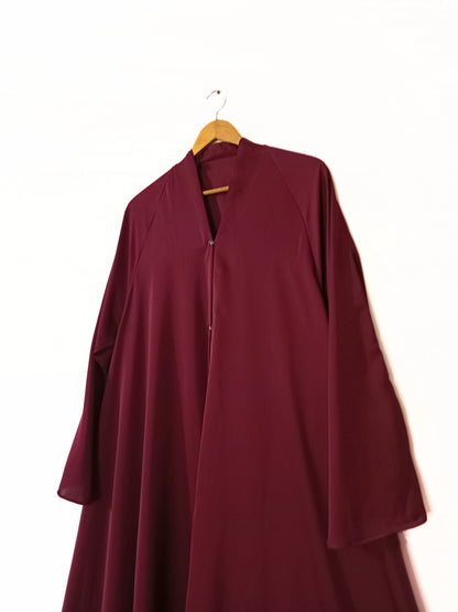 Maroon Nidha Abaya