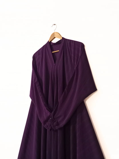 Deep Purple Zarri Abaya