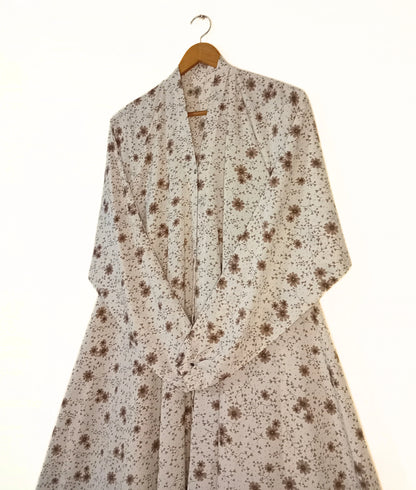 Whispering Meadow Front Open Long Flair Abaya