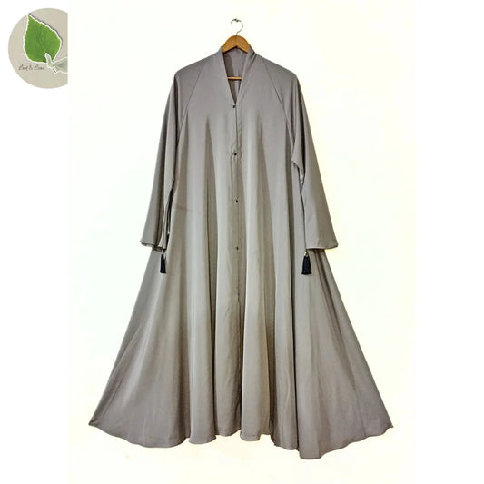 Moonstone Front Open Long Flair Nidha Abaya
