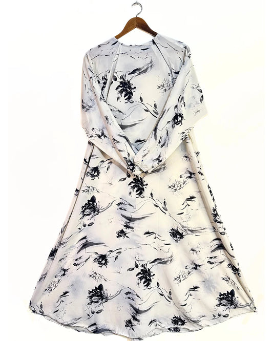 Inky Flora Maxi Style Abaya