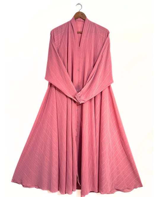 Pink Zarri Abaya
