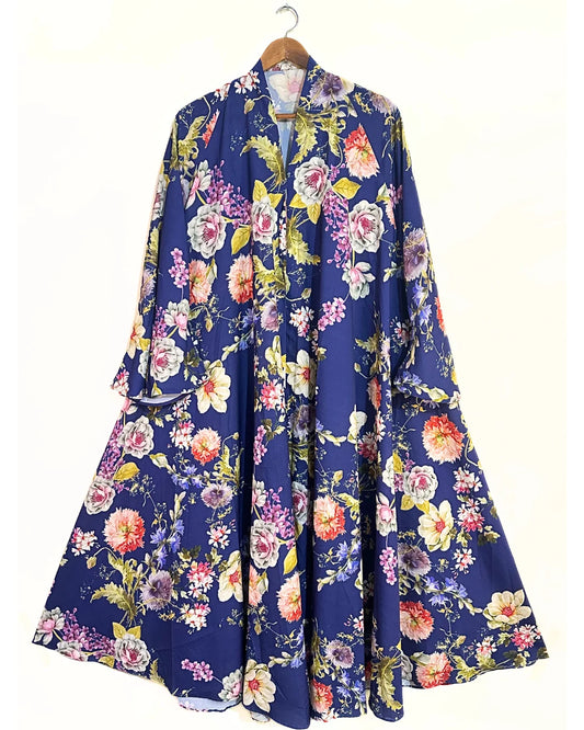 Nature's Grace Front Open Long Flair Abaya