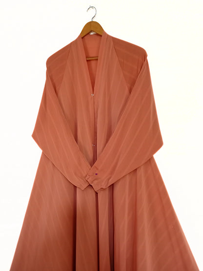 Terracotta Brown Colour Zarri Abaya