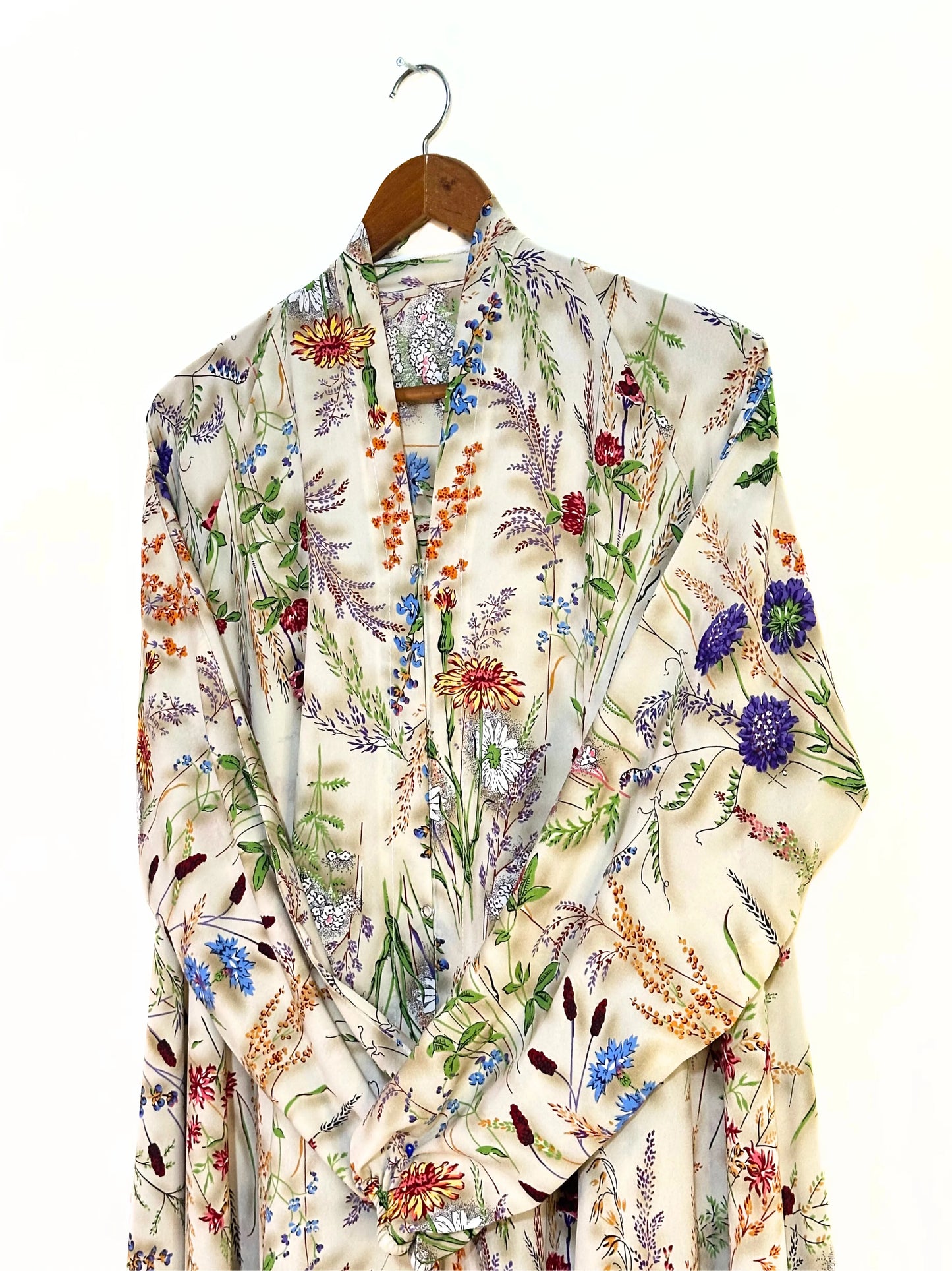 Wild Meadow Front Open Long Flair Abaya