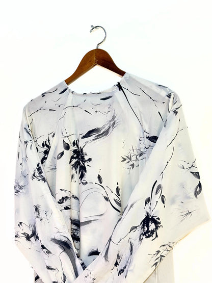 Inky Flora Maxi Style Abaya