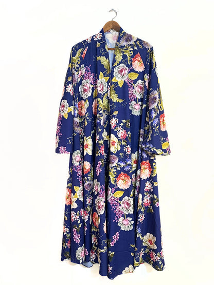 Nature's Grace Front Open Long Flair Abaya