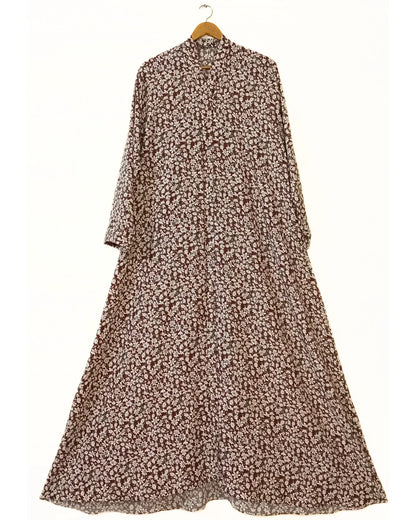 Wild Blossom Front Open Abaya