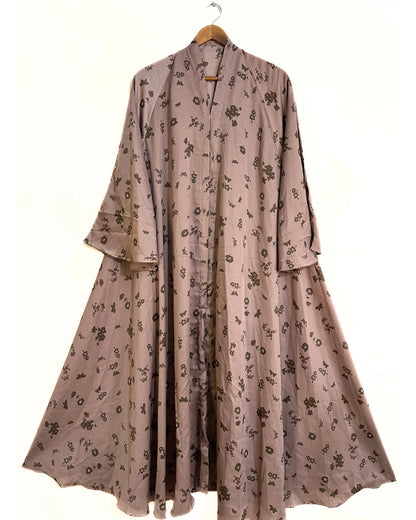 Coco Bloom Long Flair Crinkle Abaya