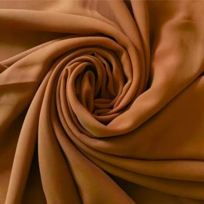 Georgette Chiffon Light Brown Hijab