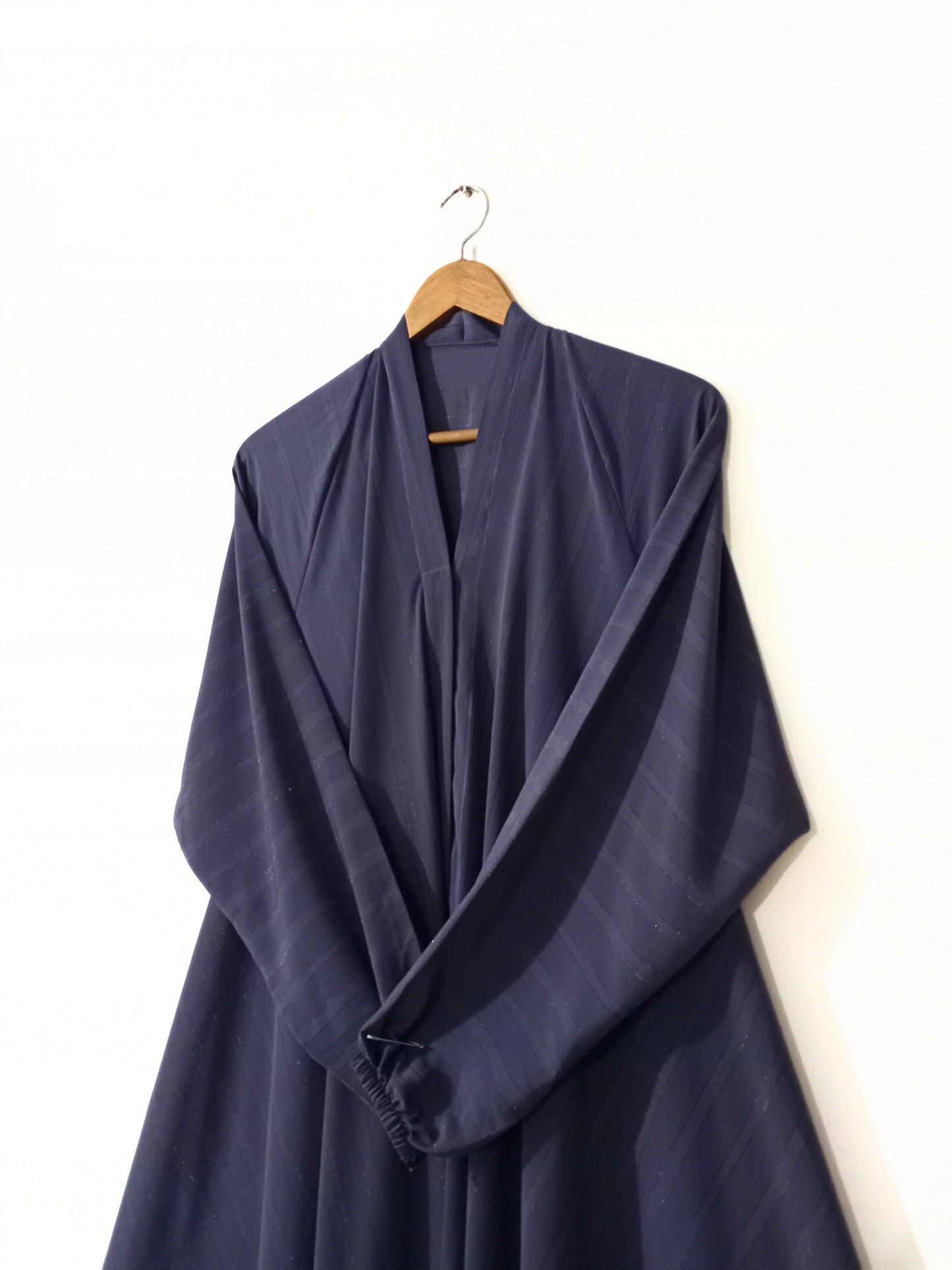 Front Open Grey Zarri Abaya
