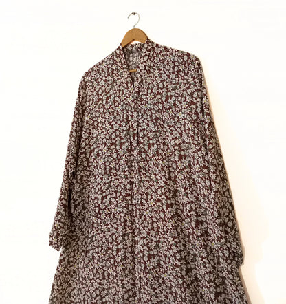 Wild Blossom Front Open Abaya