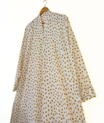 Honey Petals Front Open Abaya