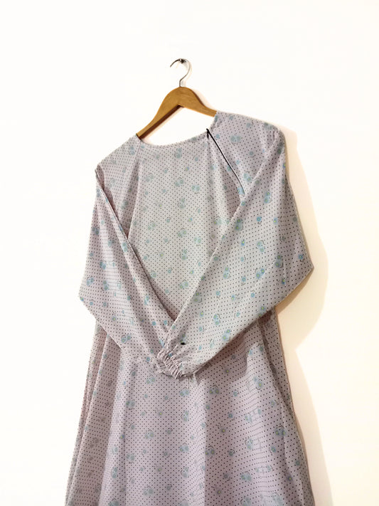 Misty Petal Maxi Abaya