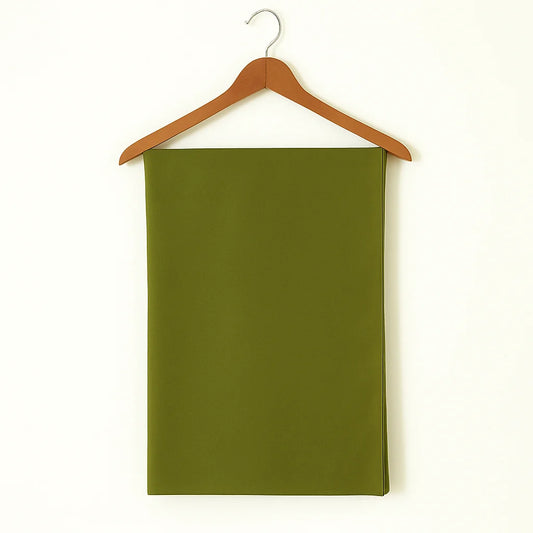 Georgette Chiffon Olive Green Hijab