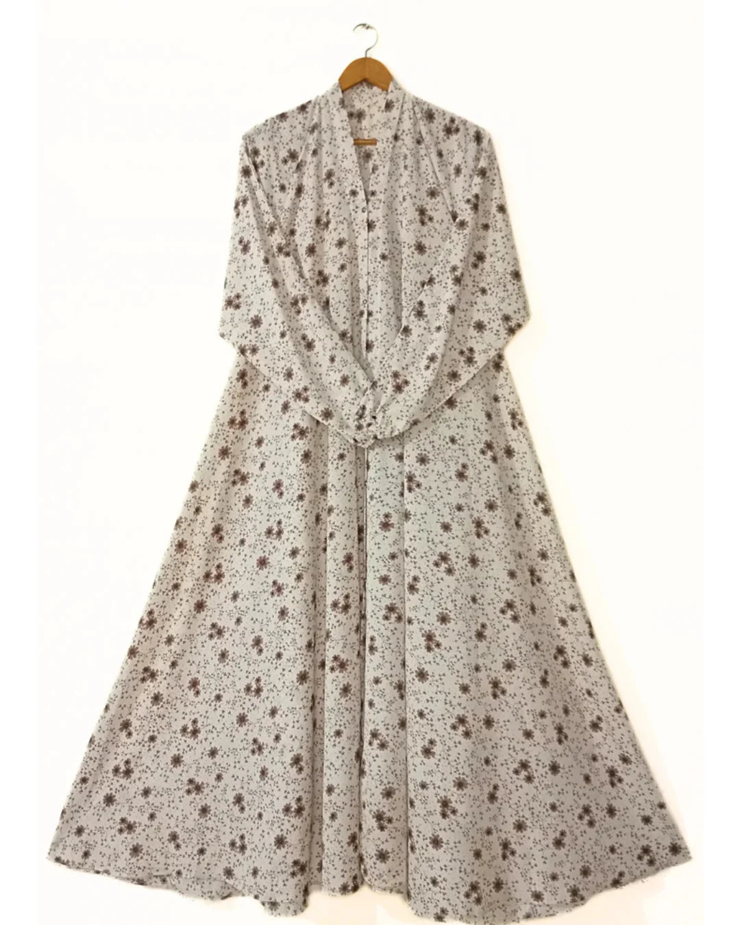 Whispering Meadow Front Open Long Flair Abaya