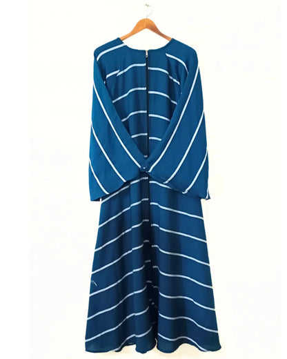 Blue Zoom Nidha Full Zip Abaya
