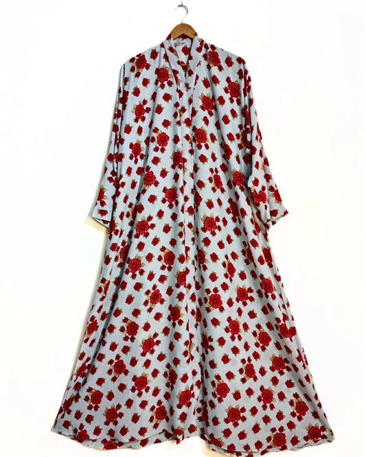 Ruby Charm Front Open Abaya