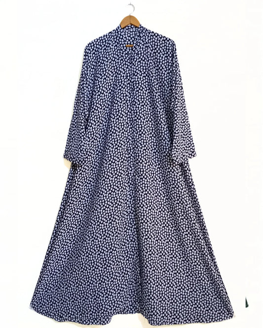 Summer Bloom Front Open Abaya