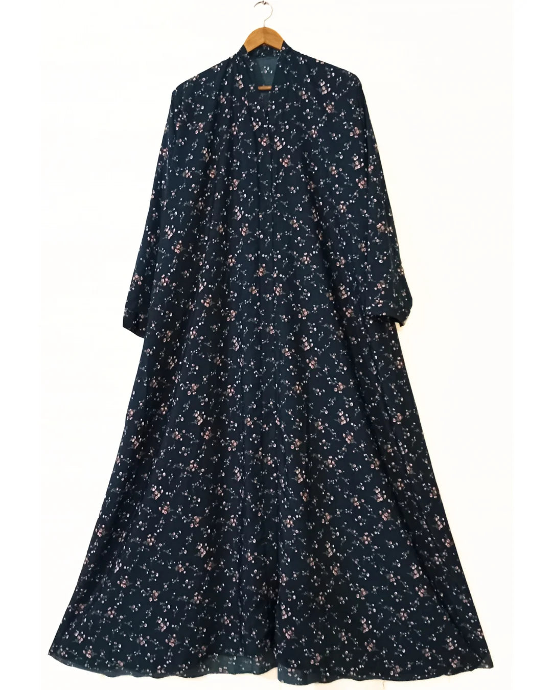 Dusky Garden Front Open Abaya